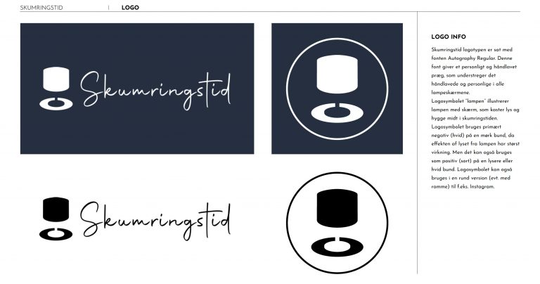 Skumringstid logodesign